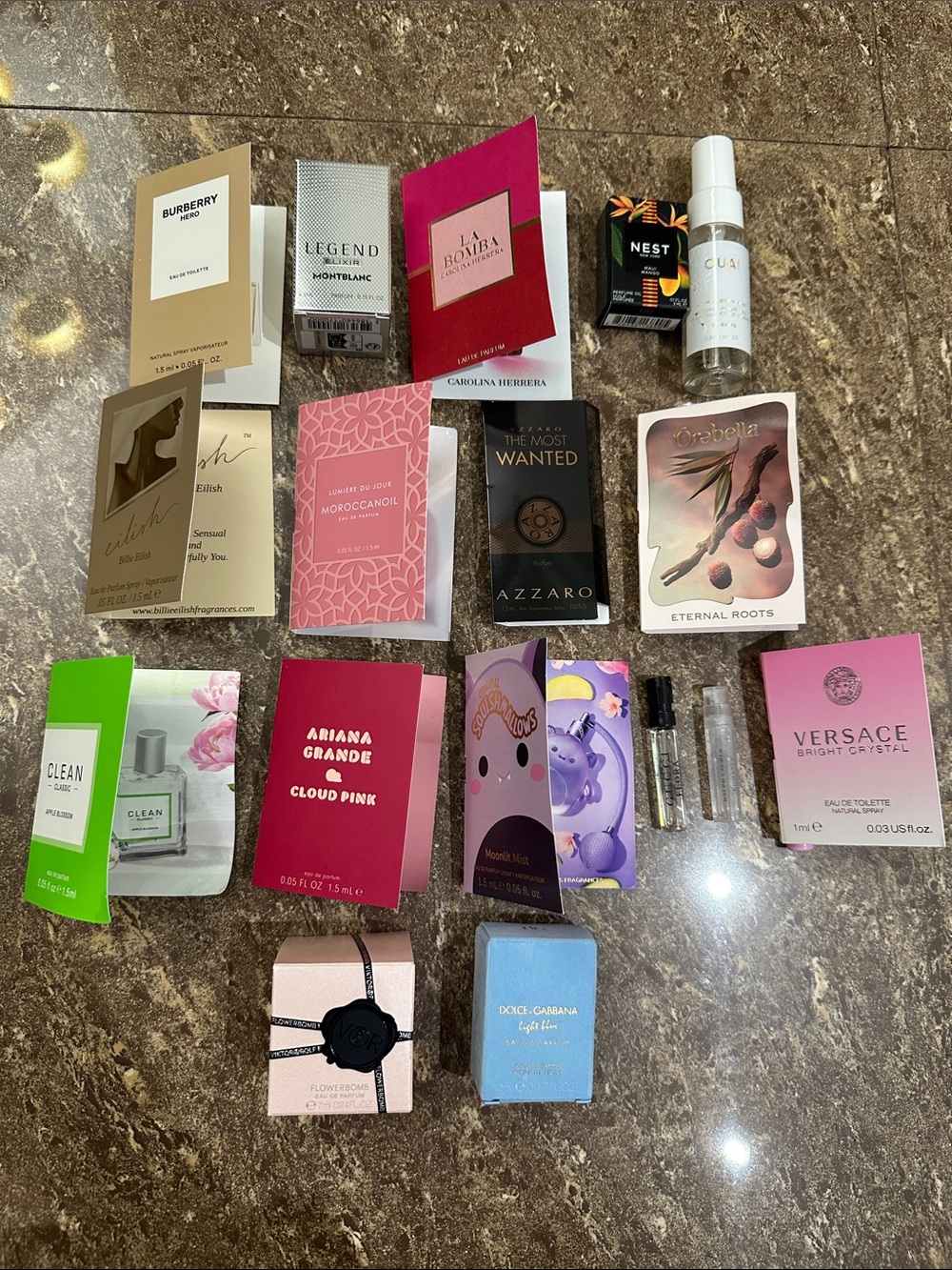 Fragrance sampler 17 pieces